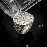 925 Sterling Silver Goth Punk Chunky Ring Size 6 For Men Retro Jewelry