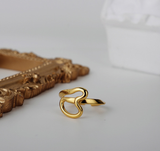 Minimalist Silver Open Adjustable Ring Women Fashion Jewelry