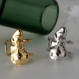 925 Sterling Silver Ring Gold Plated Fashion Jewellery For Women