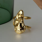 925 Sterling Silver Ring Gold Plated Fashion Jewellery For Women