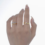 Aesthetic Design 925 Silver Petite Finger Ring With a Small Pearl Minimalist Jewelry