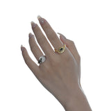 18K Gold Plated Adjustable Open Stacking Knuckle Ring Sterling Silver Jewellery