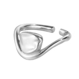 18K Gold Plated Adjustable Open Stacking Knuckle Ring Sterling Silver Jewellery