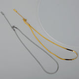 Women Gifts 925 Silver Herringbone Necklace for Women, Dainty Snake Chain Choker, Trendy Simple Jewelry