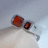 Natural Gemstone Ring 925 Sterling Silver With Fanta Stone Jewelry For Women