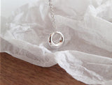 925 Sterling Silver Fashion Geometric Pendant Chain Necklace for Women - lanciashow