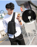 Sling Bag Chest Pack Crossbody Backpack For Men Hiking Travel Casual Daypack - lanciashow