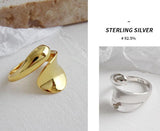 925 Sterling Silver Ring #6.5 For Womens Girls, High Polish White & Yellow Gold Plated Jewelry - lanciashow