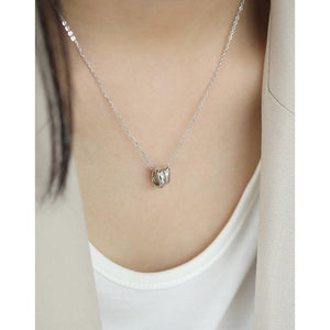 925 Sterling Silver Jewellery Sea Snail Shape Pendant Chain Necklace For Womens - lanciashow