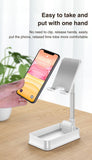 Cell Phone Stand,Angle Height Adjustable Mobile Stand For Desk, Phone Holder Stand - lanciashow