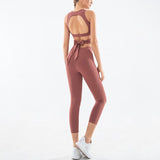 Yoga Suit Women's Fitness Sport Vest Tights Sets Dancing Dress - lanciashow