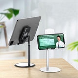 Angle Height Adjustable Cell Phone Stand for Desk, Fully Foldable Phone Holder, Tablet Stand - lanciashow