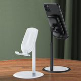 Angle Height Adjustable Cell Phone Stand for Desk, Fully Foldable Phone Holder, Tablet Stand - lanciashow