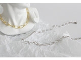 Women's 925 Sterling Silver Link Necklaces Chain For Birthday Gift - lanciashow