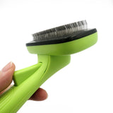 Self Cleaning Slicker Brush – Gently Removes Loose Undercoat,Mats and Tangled Hair,Dog or Cat Grooming Brush - lanciashow