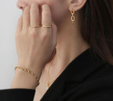 Hip Hop Jewelry Titanium Steel Bracelet Women's Adjustable Pig Nose Chain - lanciashow