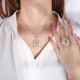 925 Sterling Silver Womens Birthstone Jewelry Birthday Gift Anniversary Present - lanciashow