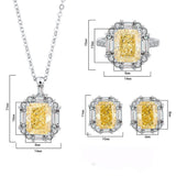 925 Sterling Silver Simulated Gemstone Womens Birthstone Jewelry For Birthday Gift Anniversary Wedding - lanciashow