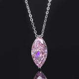 Simulated Diamond Pendant For Women Marquise Cut 925 Silver Jewelry - lanciashow
