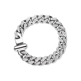 Lab Diamond Twist Titanium Steel Bracelet With Magnetic Clasp Trends Jewellery - lanciashow