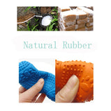 Dog Squeaky Toys, Durable Dog Toys Dog, Puppy Chew Toys with Non-Toxic Natural Rubber - lanciashow